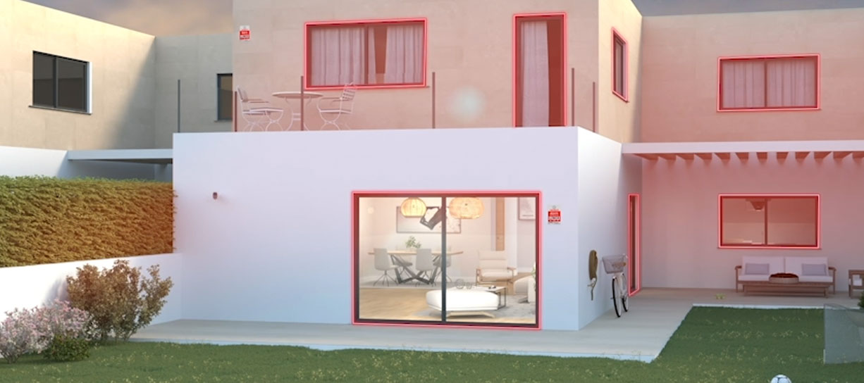 Alle Türen und fenster gesichert