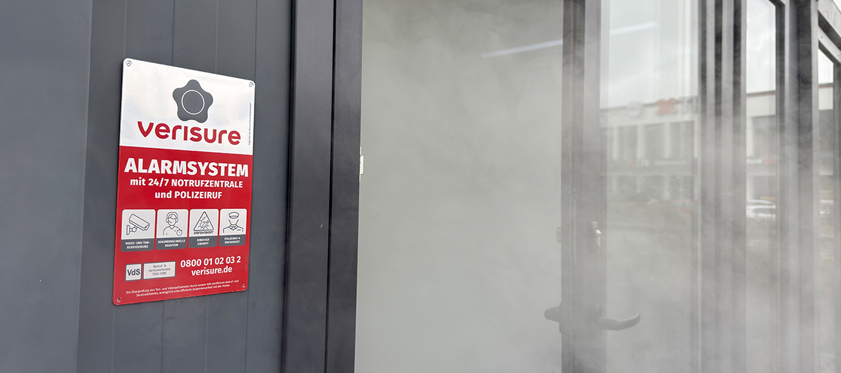 Verisure Warnschilder zur Abschreckung